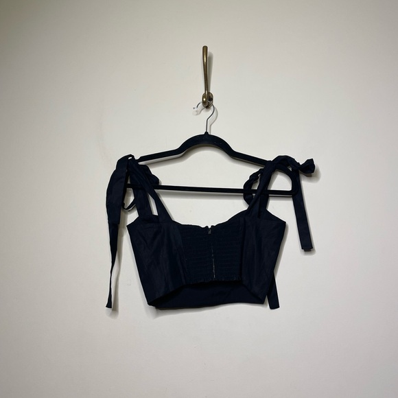 Reformation x Kacey Musgraves Magnolia Two Piece in Black - Picture 10 of 16